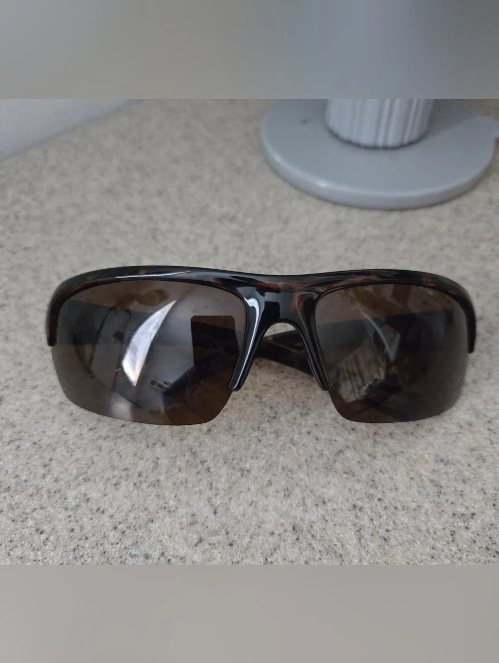 Ozark Trail Brown Tortoiseshell Wrap Sunglasses